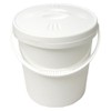 Junior Joy Nappy Pail with Lid (White) - 6192WH