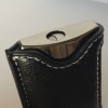 Black Leather Case Pouch For S.T. Dupont Minijet Lighter, New