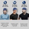 GXCROR 3 Pack Cooling Skull Cap with Sweat-Wicking & Anti-Odor