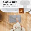 TYUU Boho Bathroom Rugs, Super Absorbent Non Slip Waffle Bath