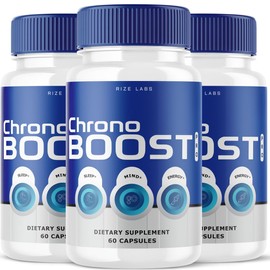 (3 Pack) Chrono Boost Pro Capsules, Chrono Boost Supports Sleep and Brain Health, Chrono Boost Pro Advanced Formula, Chrono Boost Pro Herbal Supplement Reviews (180 Capsules)