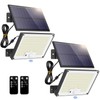 Gusicil Solar Lights for Outside, 172LED 3Modes Split Motion Sensor