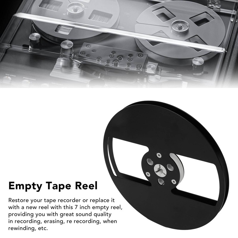 1/4 7 Inch Empty Tape Reel Aluminum Alloy 2 Holes