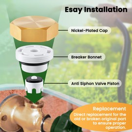 1 Pack Anti Siphon Valve Repair Kit, Vacuum Breaker Fix Set Compatible with Legend Valve LEG-108-903 T550 T550A, Frost Free Faucet Repair Kit for Outside Faucet Fix