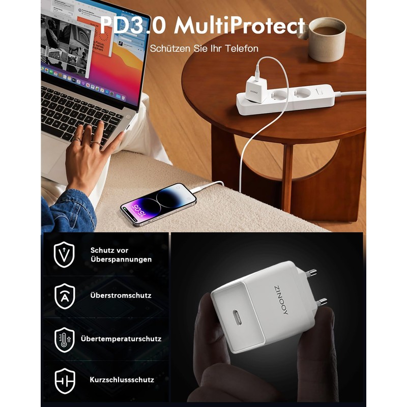 Zinooy USB C Charger