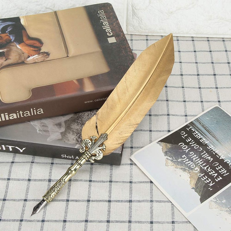 Pen Set, European Style Dip Pen Vintage Calligraphy Quill for