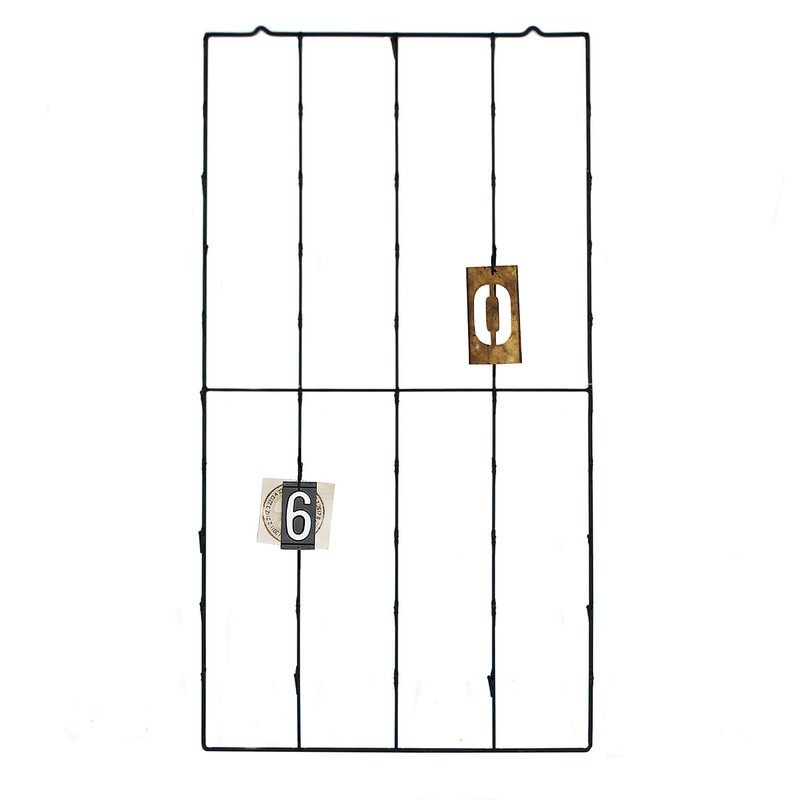 Creative Co-Op Metal Photo/Card Holder with 3 Postcards