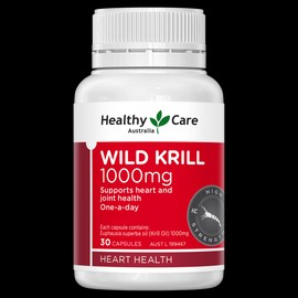 Healthy Care Wild Krill Oil 1000mg 30 Capsules