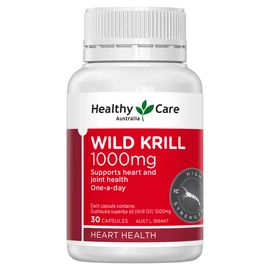 Healthy Care Wild Krill Oil 1000mg 30 Capsules