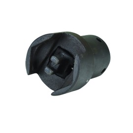 Vestil BUNG-X Chrome Vanadium Steel Drum Impact Socket, 1/2" Ratchet Drive, 2" and 3/4" Drum Plug Accommodates