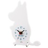 Sunfarm Moomin Silhouette Wire Stand Mini Table Clock, Moomin, White