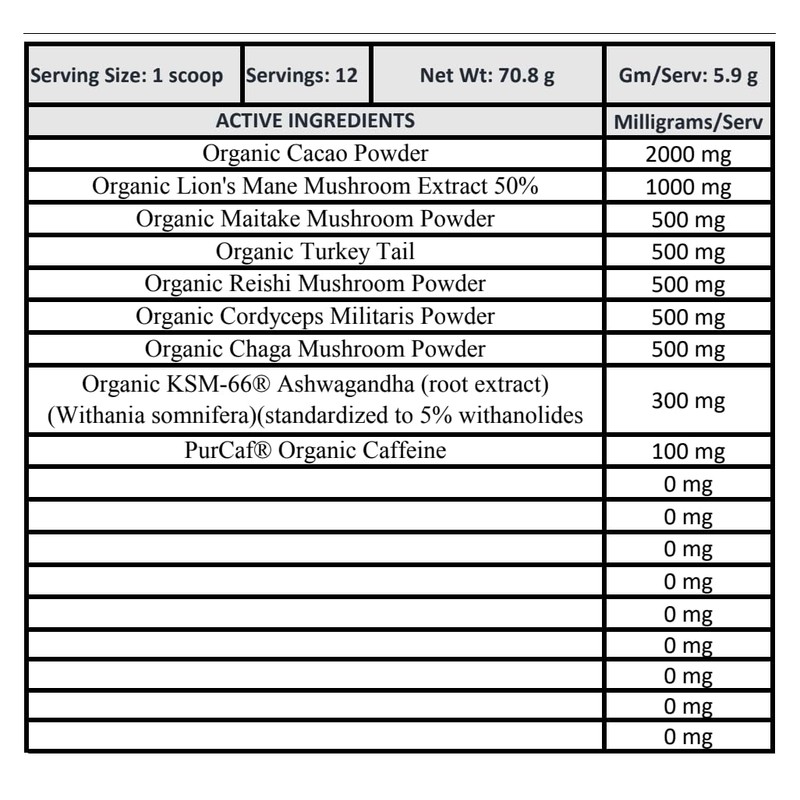 Mind Glow | Mocha Mushroom Latte Mix