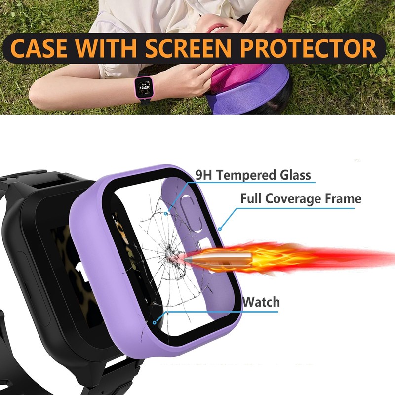 Hianjoo Pack of 5 Case with Screen Protector Compatible with