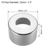 sourcing map Round Escutcheon Plate 66x40mm Stainless Steel Polishing for