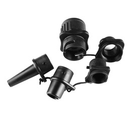 Valve Adapter, Air Valve Adapter Set, SUP Compressor Adapter, for Inflatable Boats, Stand Up Paddle (Black)