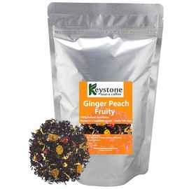 Keystoneteas Bulk Tea (Ginger Peach Fruity, 8 Oz)