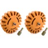 QWORK® Radierer Gummi Aufkleber Entferner, mit Bohradapter, für Kleberesten und