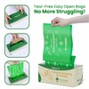 TERRACOR 13 Gallon Compostable Trash Bags Drawstring, Heavy Duty Extra