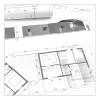 5 Rollos Papel Bond Premier Kronaline Bp406 Plotter Planos Blanco