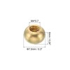 PATIKIL M4 x 0.7 Thread Cap Nuts Button 15 Pack