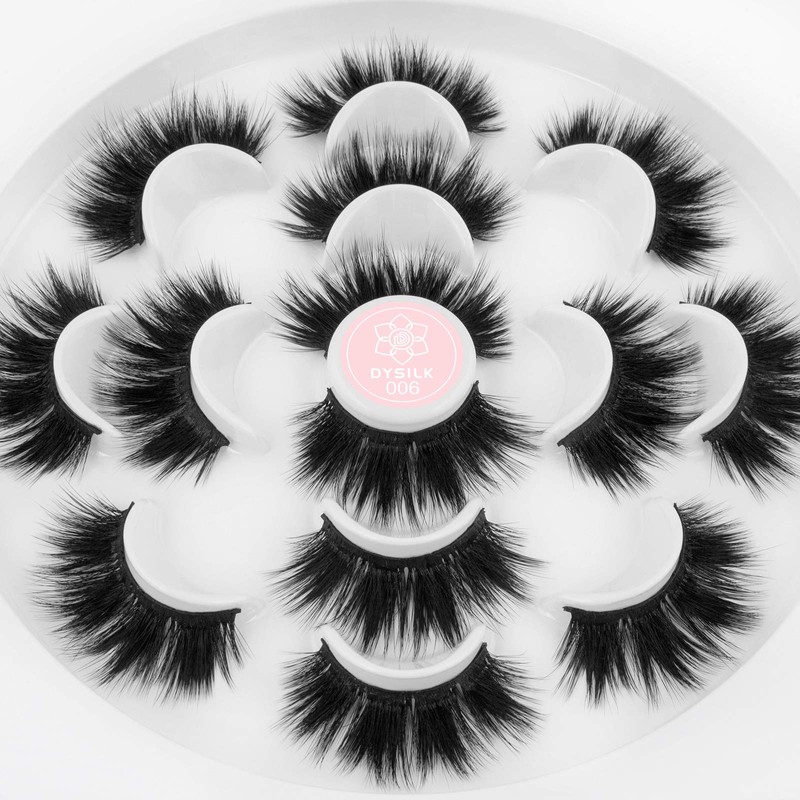 DYSILK Fluffy Lashes Mink Eyelashes - Mink Lashes Fluffy 7