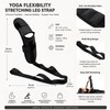 Yoga Stretching Strap for Flexibility Training – Multi-Loop Leg Stretcher