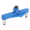 2-In-1 Straight Hole Locator Kit Doweling Jig Drilling Guide Hole