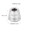 Störtebekker® premium shaving stand 'Hamburg' made of stainless steel in