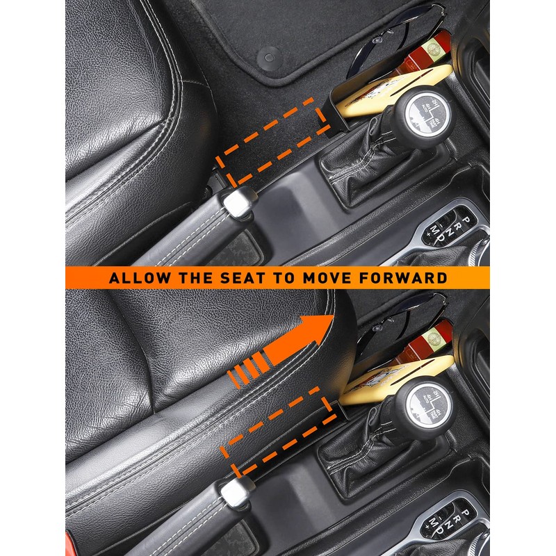 Savadicar GT-2 Shifter Storage Box with Microfibers, Gear Shift Side