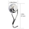 DIYMAG Swivel Swing Magnetic Hooks,Strong Heavy Duty Neodymium Magnet Hooks