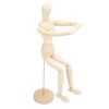16in Wooden Mannequin Mini Flexible Rotating Sketch Drawing Wooden Figures