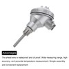 MECCANIXITY PT100 1/2" NPT RTD Thermocouple Stainless Steel Temperature Sensor