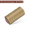 sourcing map Flat Leather Sewing Waxed Thread, 270m / 295
