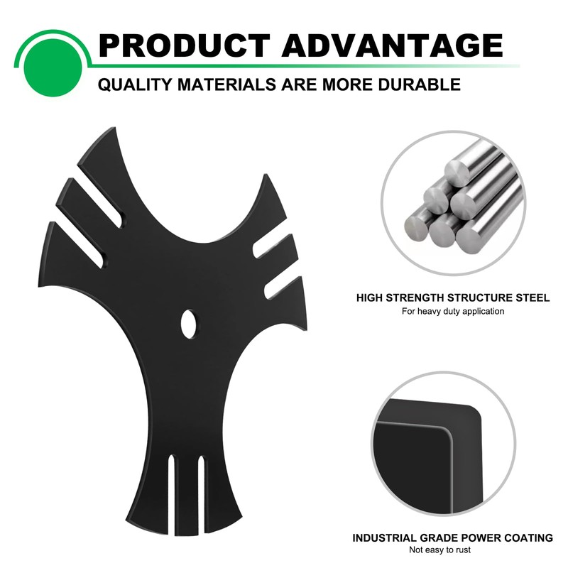 Andorm Star Edger Blades 9 x 5/8 Center Hole Universal