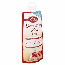 Betty Crocker, Decorating Icing Red, 8 Ounce