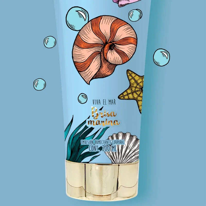 Crema Corporal Yuya 200ml Brisa Marina Emulsión Humectante