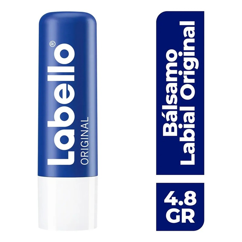 Bálsamo Labial Labello Original 24 Horas De Humectación 4.8g