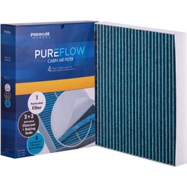Pureflow Cabin Air Filter PC99155X | Fits 2022-17 Kia Sportage, 2023-20 Soul, 2023-21 Seltos, 2021-16 Hyundai Tucson, 2023-18 Kona, 2023-22 Kona N, 2023-20 Venue, 2021-19 Veloster