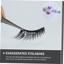 minkissy Stage Eyelashes Long Fake Lash Extensions for Dance Performance Realistic Look