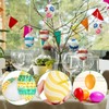 White Easter Hanging Eggs, Easter Eggs Plastic White, DIY Easter
