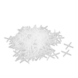 Sourcingmap Wall Floor Tile Plastic Cross Spacer 1mm White 200pcs