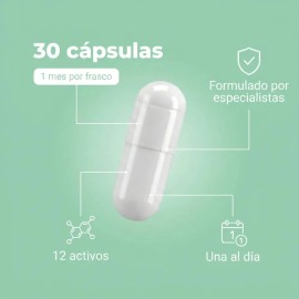 Koneli Rebira | Suplemento Alimenticio | Cúrcuma+ Té verde + Vitamina C | 30 Cápsulas