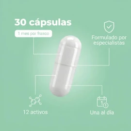Koneli Rebira | Suplemento Alimenticio | Cúrcuma+ Té verde + Vitamina C | 30 Cápsulas
