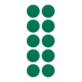 Cawila Pro Round Magnets Set of 10 Diameter 20 mm Green One Size