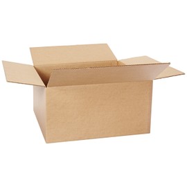 Aviditi 201410 Corrugated Cardboard Box 20" L x 14" W x 10" H, Kraft, For Shipping, Packing and Moving (Pack of 20)