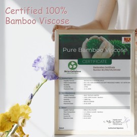 Weddingly 100% Certified Bamboo Twin Sheet Set| derived from Organic Viscose|Sateen Weave/High Cover Ratio 0.75|4 Piece Set|Gentle to Skin and Cooling|(White)