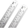 YEBMoo Metal Ruler Stainless Steel Ruler Straight Edge Measuring Tool