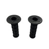 SHUmandala 7/8'' 22mm Black Handlebar Grips For ATV