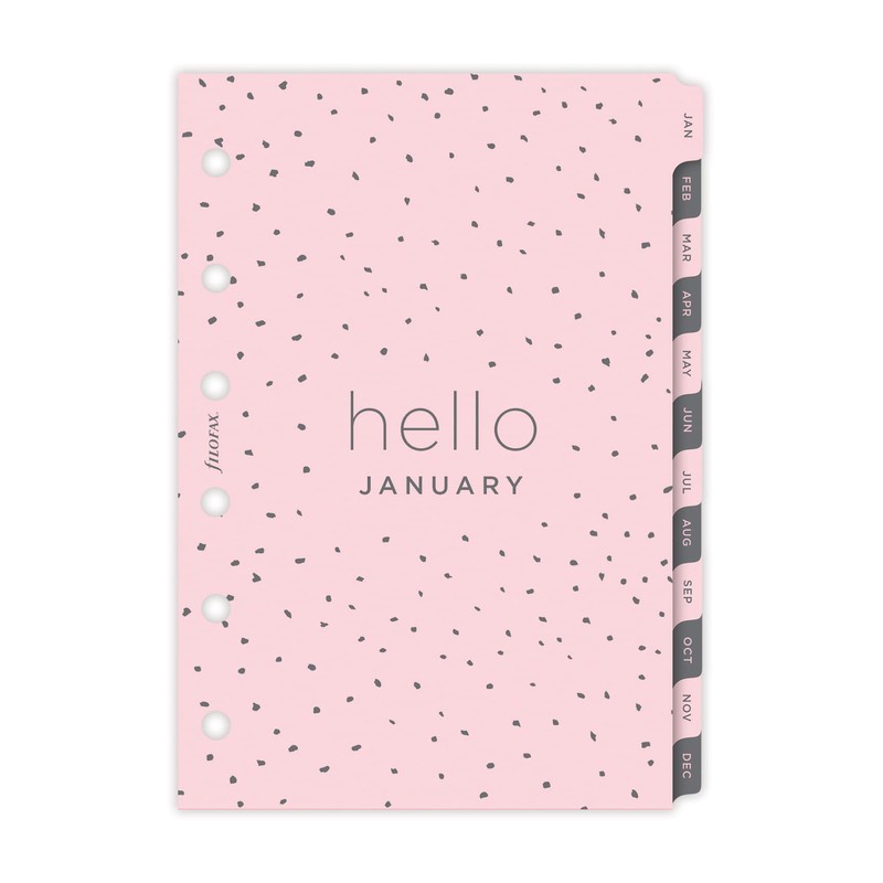 Filofax Pocket Confetti week to view diary - 2024, White