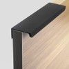 FOCCTS 10pcs 80mm/3.15" Black Curve Edge Pull Handles Concealed Cabinet